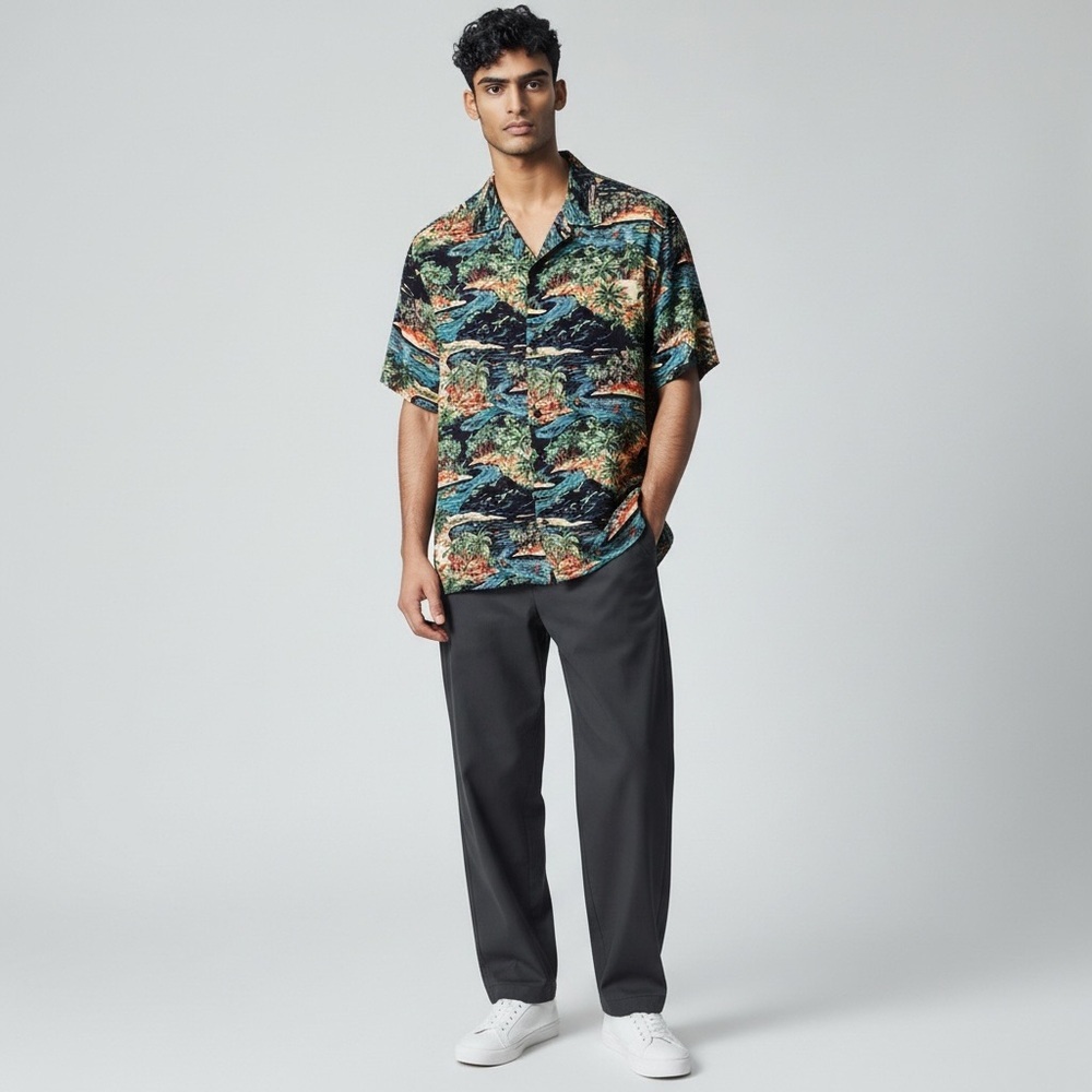 The Kooples Paris - Tropical Print Shirt - M